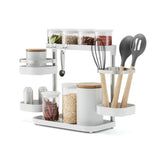 Hectarul - Organizator de bucatarie extensibil alb 51x15x32 cm Holster Umbra